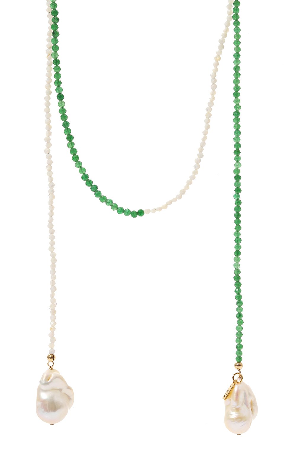 Колье VIEN зеленого цвета по цене 51480 руб., арт. 2323-67S, фото 3 Колье VIEN, арт. 2323-67S, фото 3