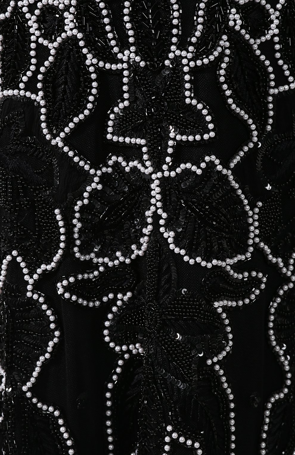 Платье-макси ZUHAIR MURAD черно-белого цвета по цене 785000 руб., арт. DRS19022/EMMF001, фото 5 Платье-макси ZUHAIR MURAD, арт. DRS19022/EMMF001, фото 5