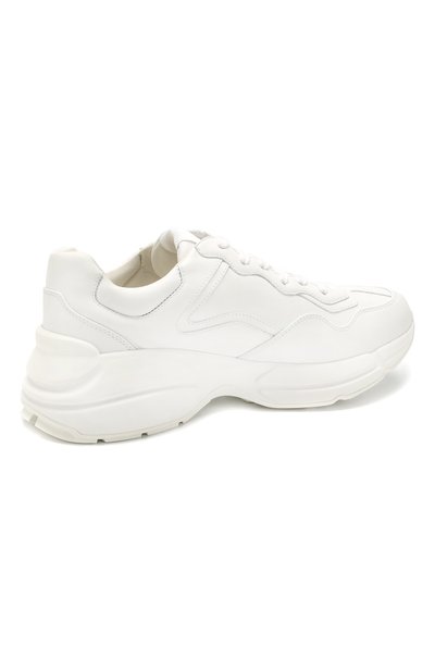 Кожаные кроссовки rhyton GUCCI белого цвета по цене 113760 руб., арт. 583337/DRW00, фото 4 Кожаные кроссовки rhyton GUCCI, арт. 583337/DRW00, фото 4