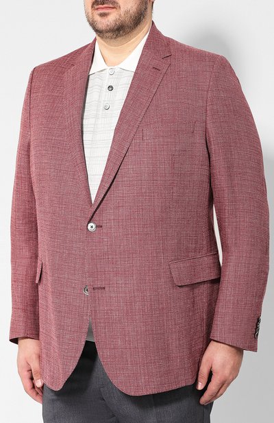 Пиджак из смеси шерсти и льна EDUARD DRESSLER, арт. 7RB1/43004, фото 3