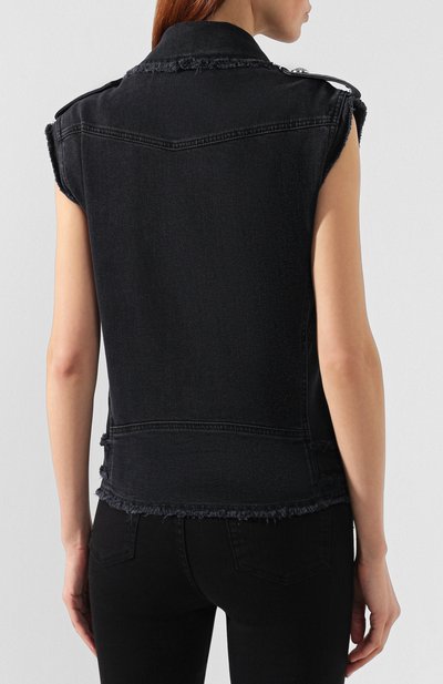 Джинсовый жилет BALMAIN, арт. RF18754/D027, фото 4