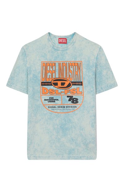 Хлопковая футболка DIESEL, арт. J02253/0THAH, фото 1
