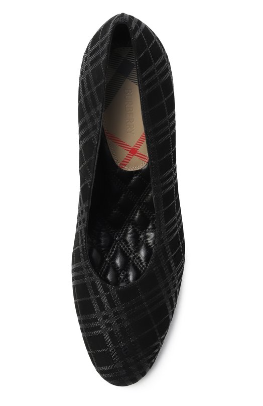 Замшевые туфли Trinket Burberry 8111506 Чёрный  8111506 Фото 6