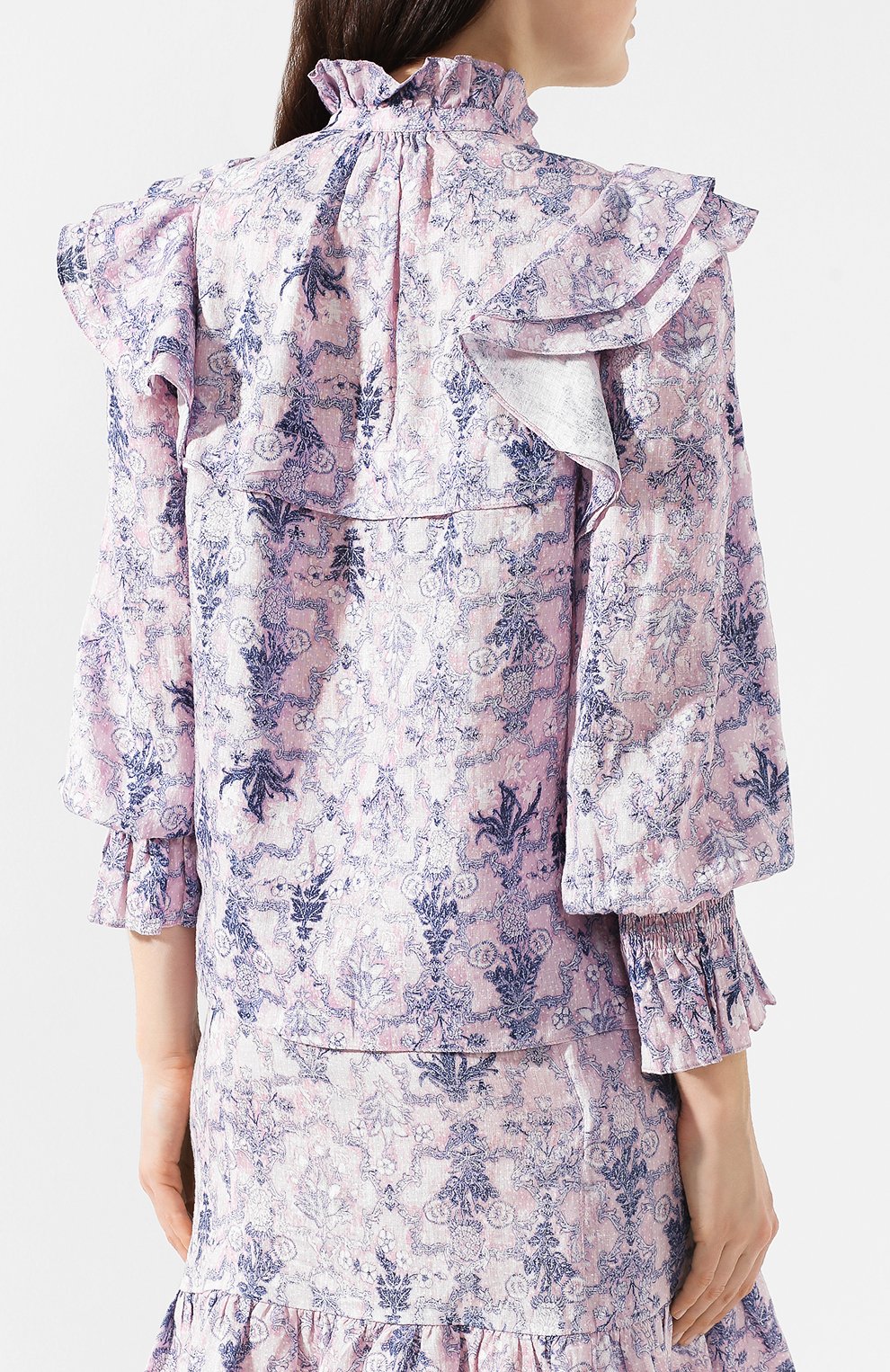 Льняная блузка ISABEL MARANT ETOILE, арт. HT1294-19P025E/TEDY, фото 4