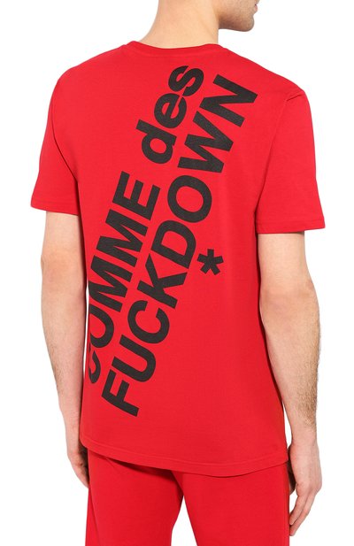 Хлопковая футболка COMME DES FUCKDOWN, арт. CDFU706P, фото 4