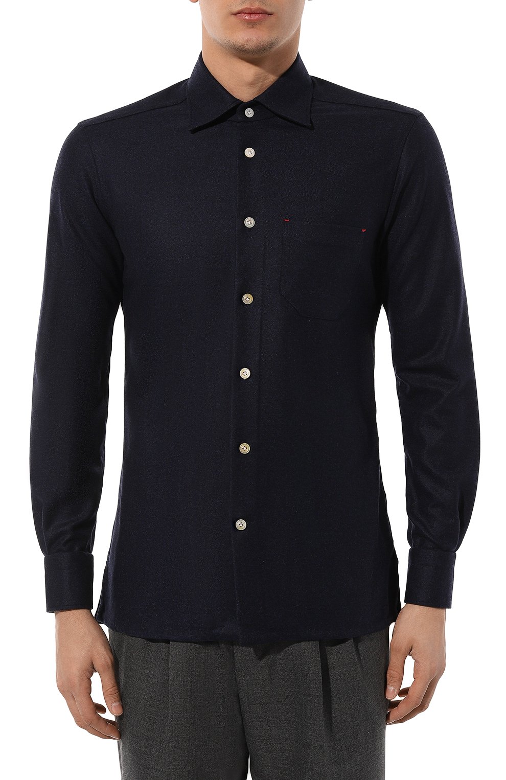 Шерстяная рубашка KITON, арт. UMCNERK0131C07, фото 3