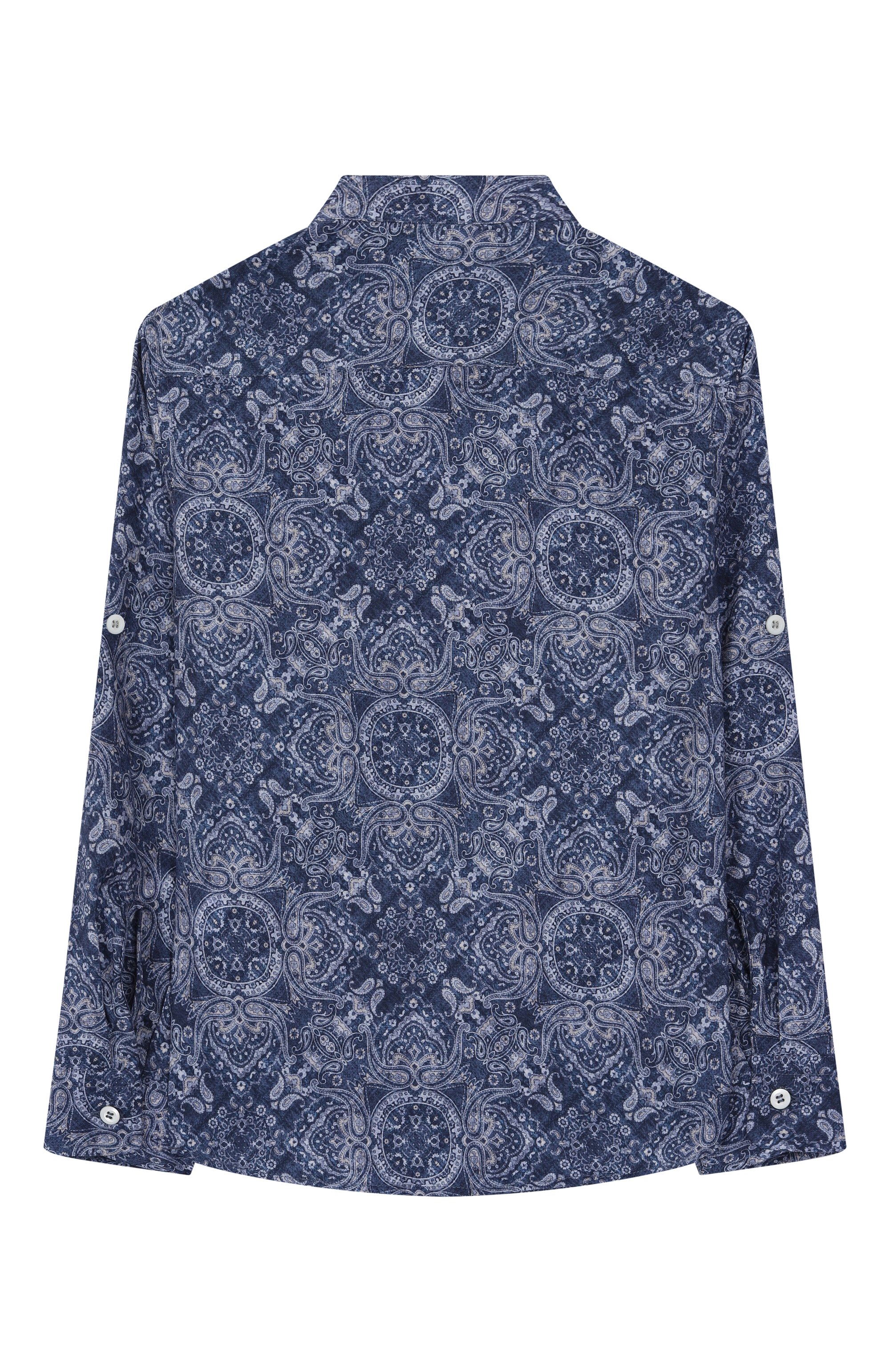 Хлопковая рубашка BRUNELLO CUCINELLI, арт. BM691C330B, фото 2