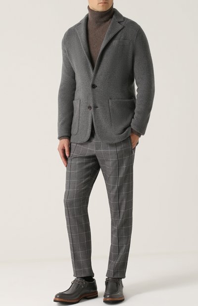 Однобортный пиджак из смеси шерсти и кашемира RALPH LAUREN, арт. 790662913, фото 2