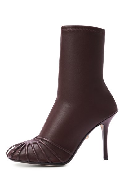 Кожаные ботильоны karen 95 ALEVI MILANO, арт. L26S7004.R.1044997/NAPPA STRETCH, фото 4