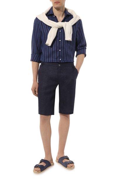 Льняные шорты ZILLI, арт. M0Z-D0181-LIN01/R001, фото 2