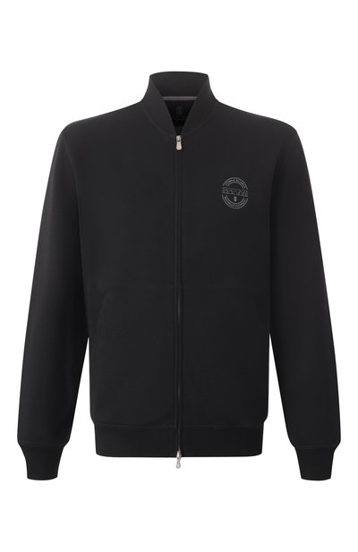Мужской толстовка из хлопка и кашемира BRUNELLO CUCINELLI, арт. MM8319037G