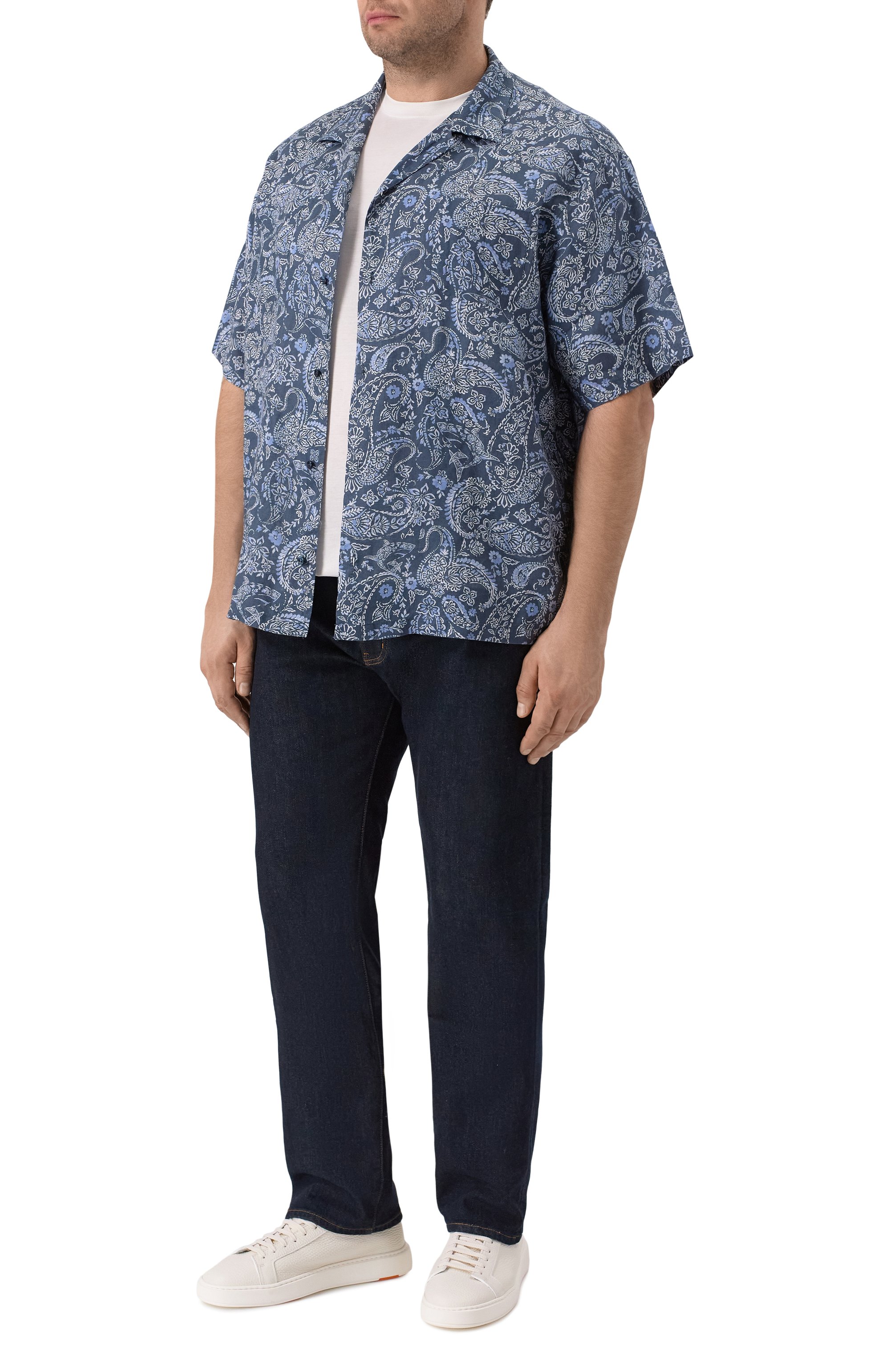 Льняная рубашка PAUL&SHARK, арт. 26413177_001, фото 2