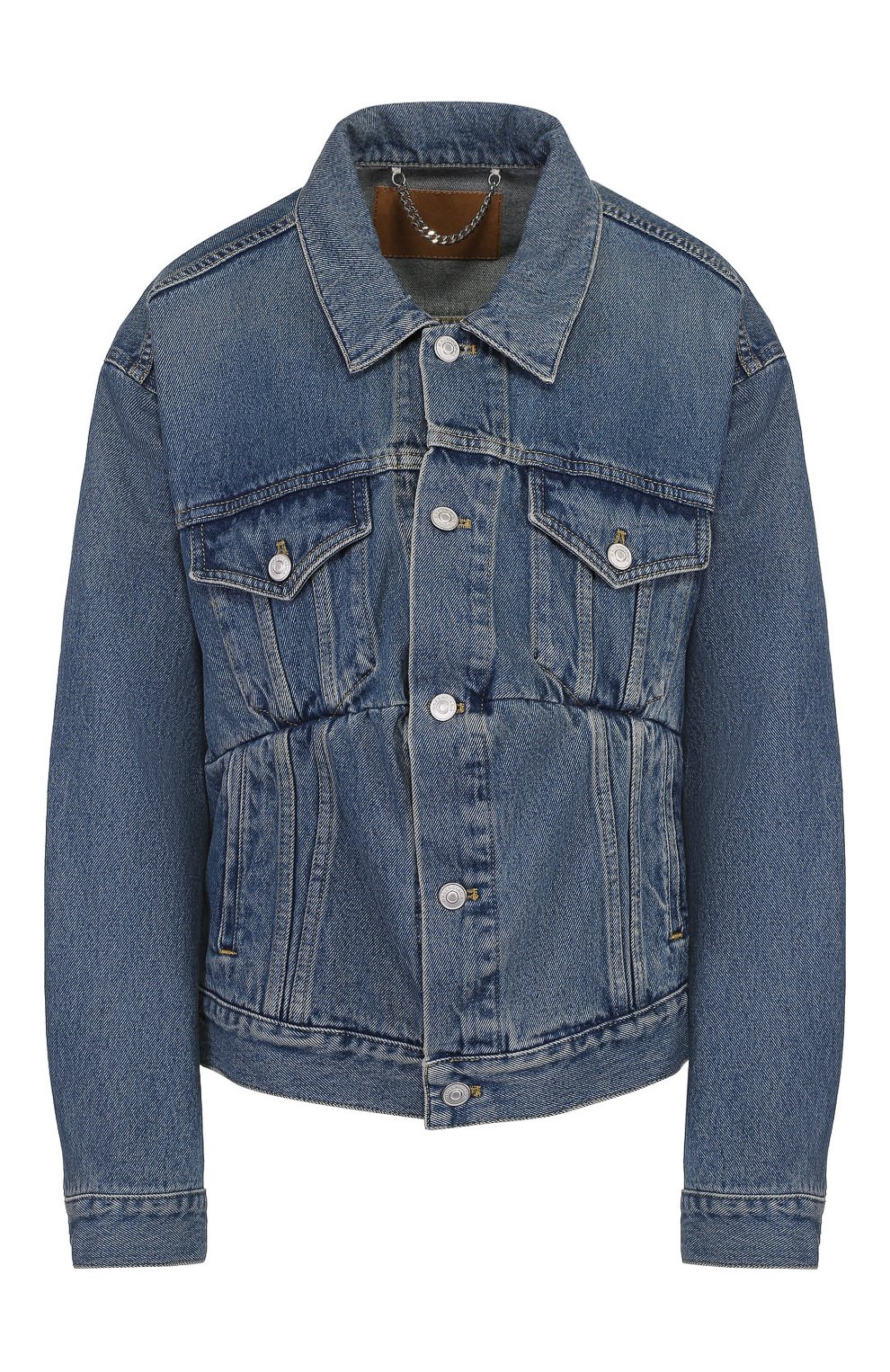 Джинсовая куртка свободного кроя с потертостями BALENCIAGA, арт. 446443/TSB06, фото 1