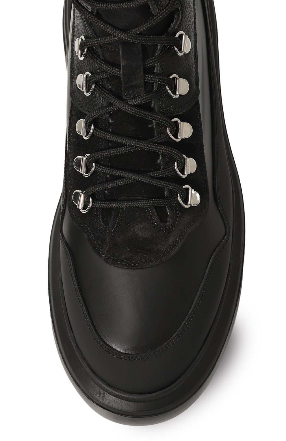 Кожаные хайкеры CAMERLENGO, арт. 16649/NER0, фото 6