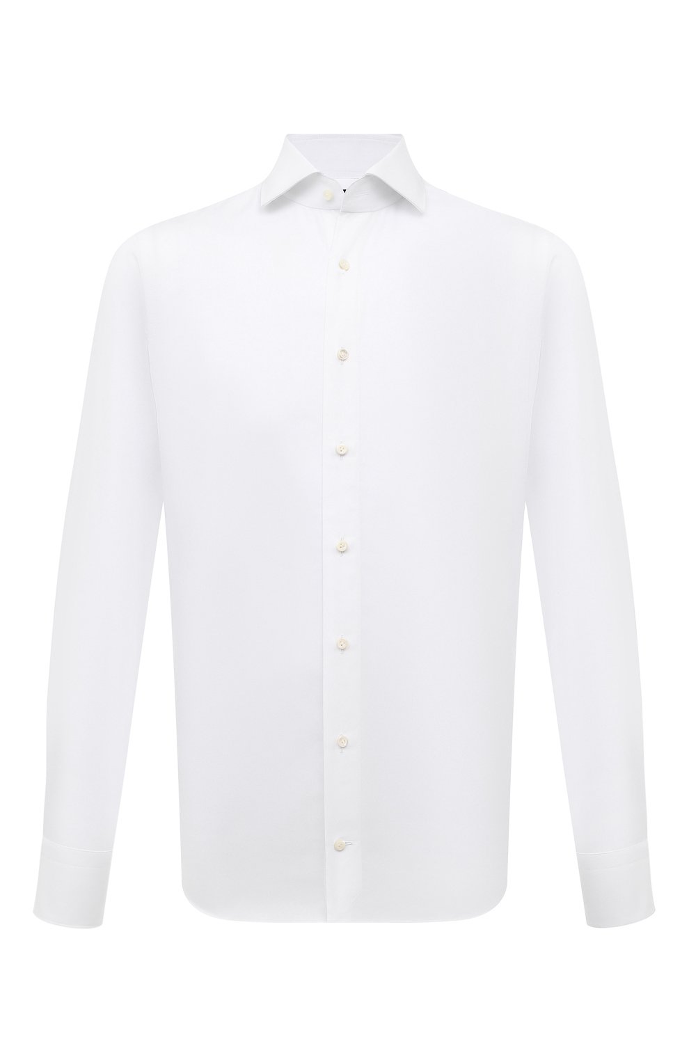 Хлопковая сорочка VAN LAACK белого цвета по цене 28100 руб., арт. MIVARA-SF/151209, фото 1 Хлопковая сорочка VAN LAACK, арт. MIVARA-SF/151209, фото 1