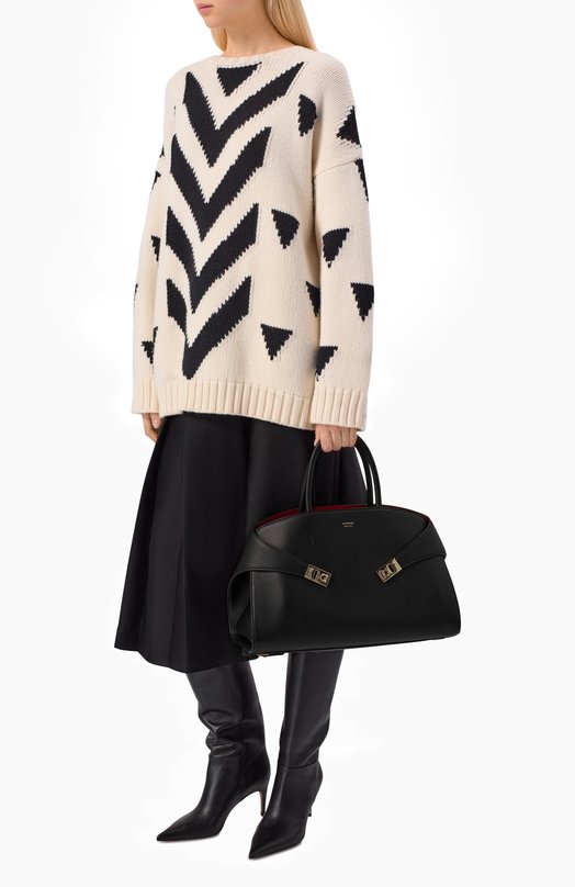 Сумка Hug large Ferragamo 215921/767651 Чёрный  215921/767651 Фото 7