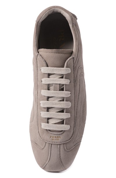 Замшевые кеды PRADA, арт. 4E1165F/G001008, фото 5