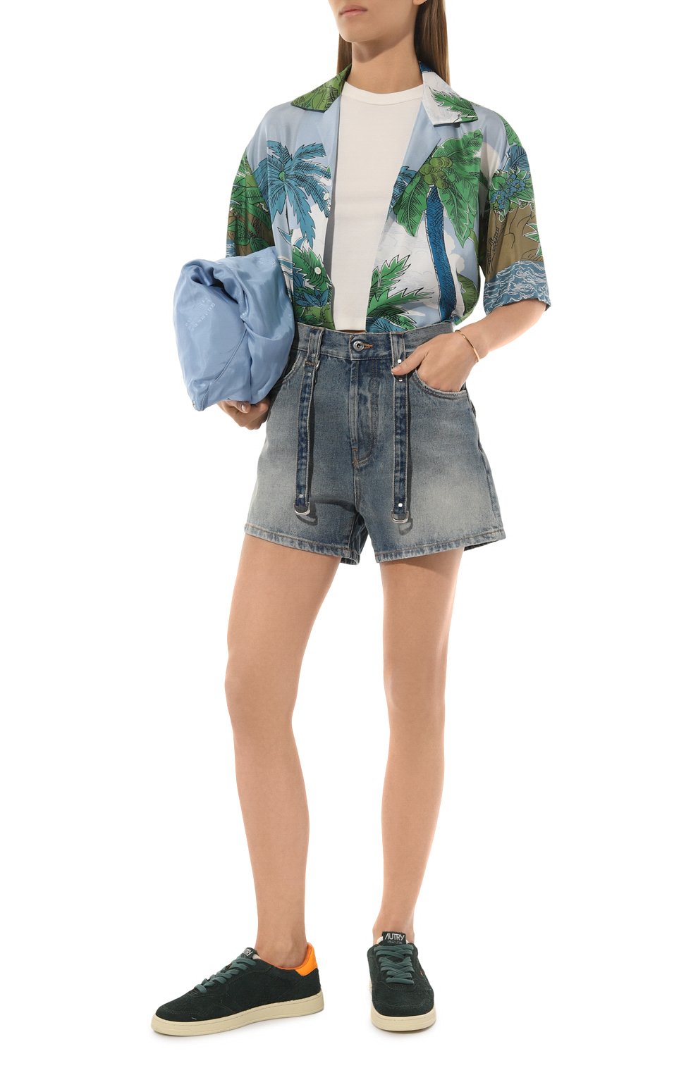 Джинсовые шорты OFF-WHITE, арт. 0WYC016C99DEN001, фото 2