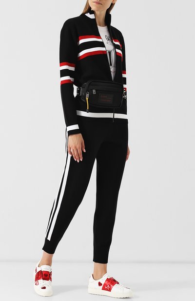 Кожаные кеды open с отделкой VALENTINO, арт. QW2S0781/ABV, фото 2