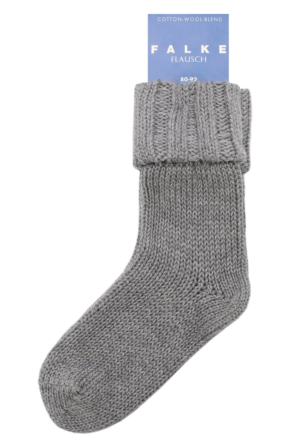 Вязаные носки FALKE серого цвета по цене 1925 руб., арт. 10408, фото 1 Вязаные носки FALKE, арт. 10408, фото 1
