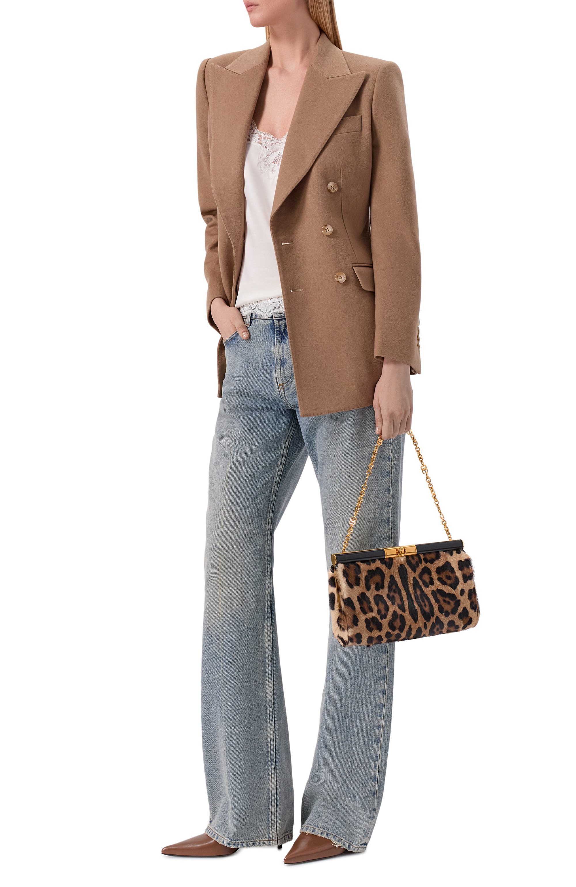 Клатч marlene medium DOLCE & GABBANA леопардового цвета по цене 478000 руб., арт. BB7672/A0863, фото 3 Клатч marlene medium DOLCE & GABBANA, арт. BB7672/A0863, фото 3