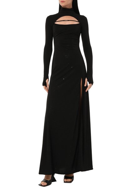 Платье с отделкой стразами VERSACE JEANS COUTURE, арт. 77HA0902/J0124, фото 3