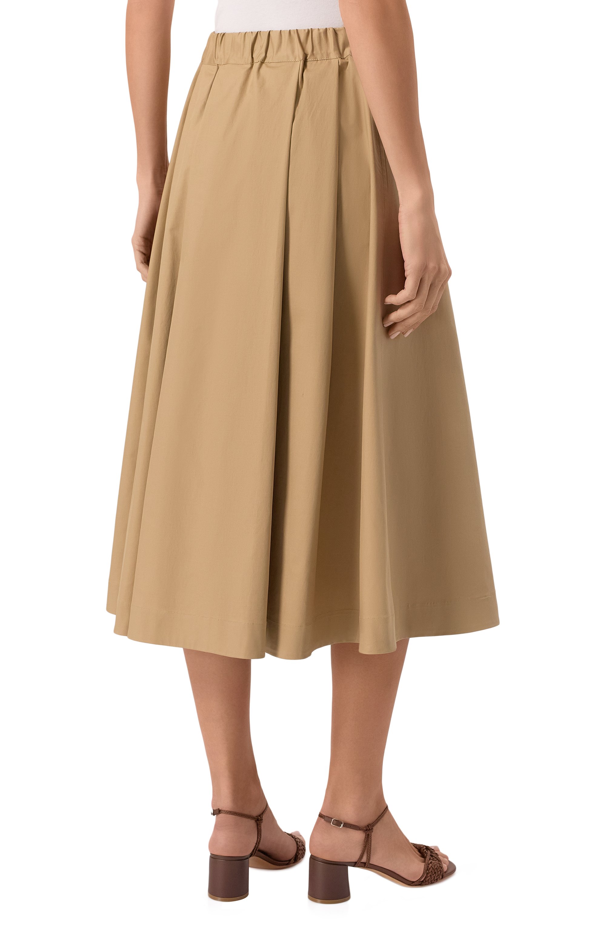 Хлопковая юбка ANTONELLI FIRENZE, арт. N9648/143C, фото 4