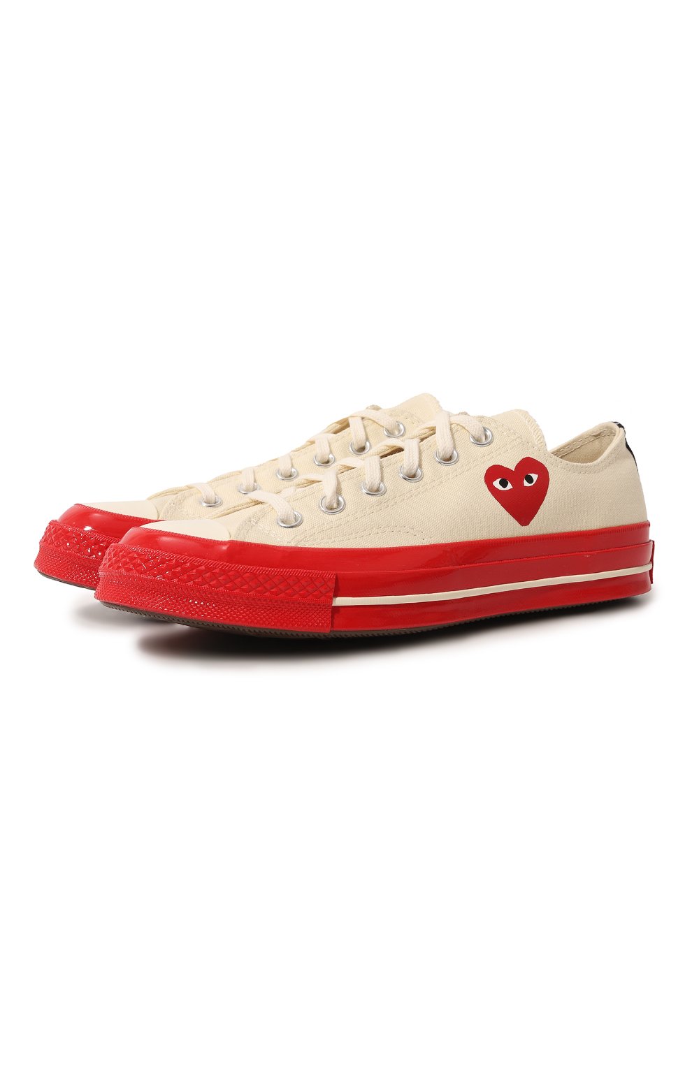 Текстильные кеды converse x comme des garcons play COMME DES GARCONS PLAY, арт. A01796, фото 1