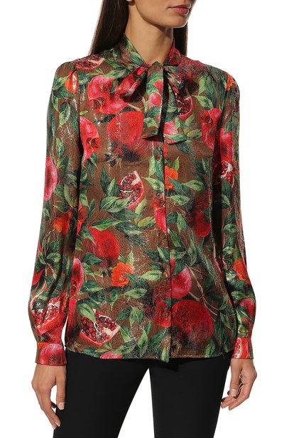 Шелковая блузка DOLCE & GABBANA, арт. F5I11T/HSM1G/0UTLET AW22-23, фото 3
