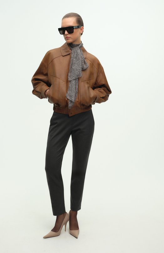 Шерстяные брюки Brunello Cucinelli MG912P9029 Серый  MG912P9029 Фото 6