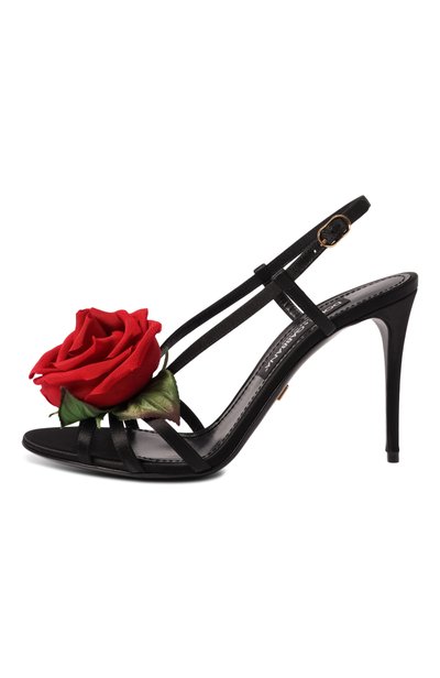 Атласные босоножки keira 90 DOLCE & GABBANA, арт. CR2029/A0620, фото 4