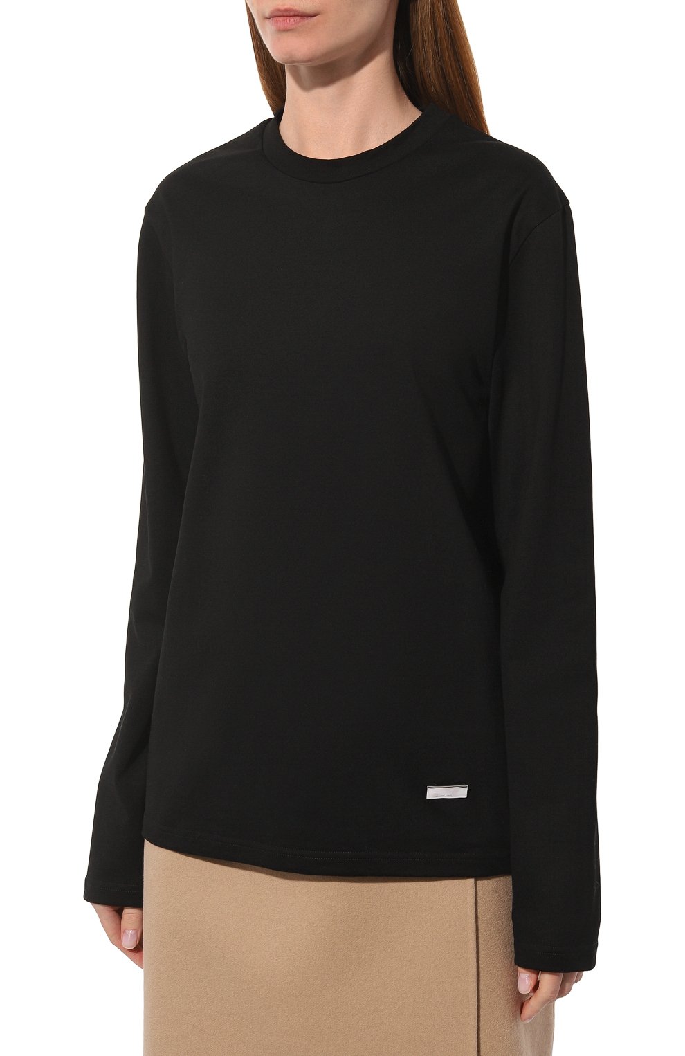 Хлопковый лонгслив JIL SANDER, арт. J02GC0110/J20073, фото 3