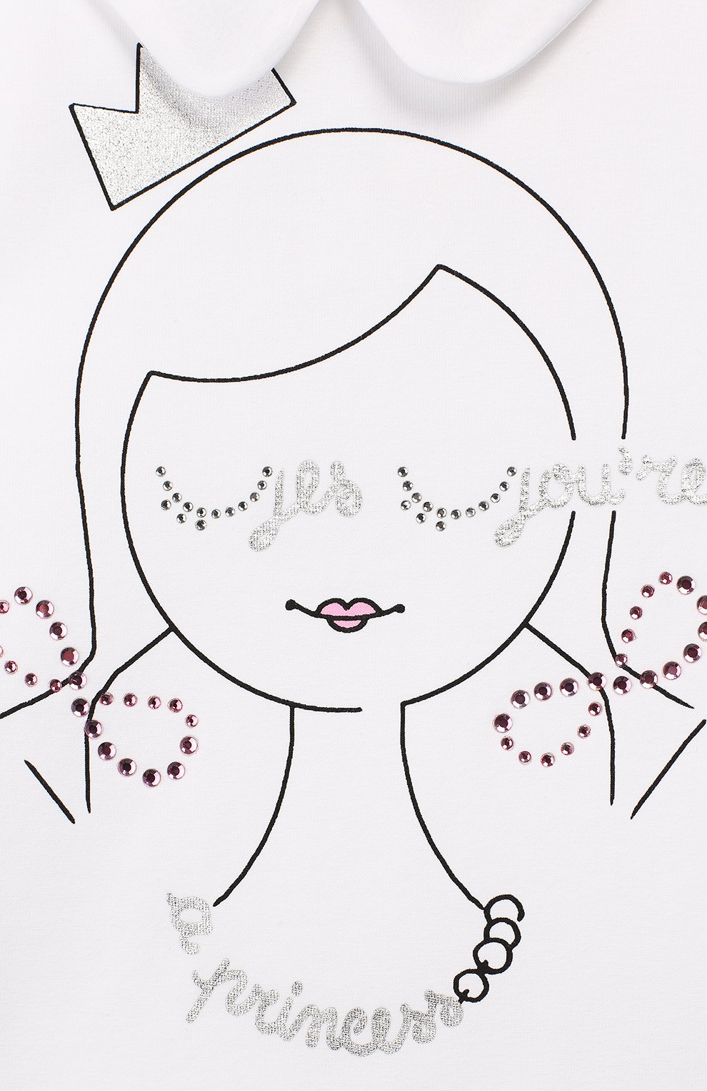 Хлопковая футболка SIMONETTA, арт. 1K8191/KA060/1-4, фото 3