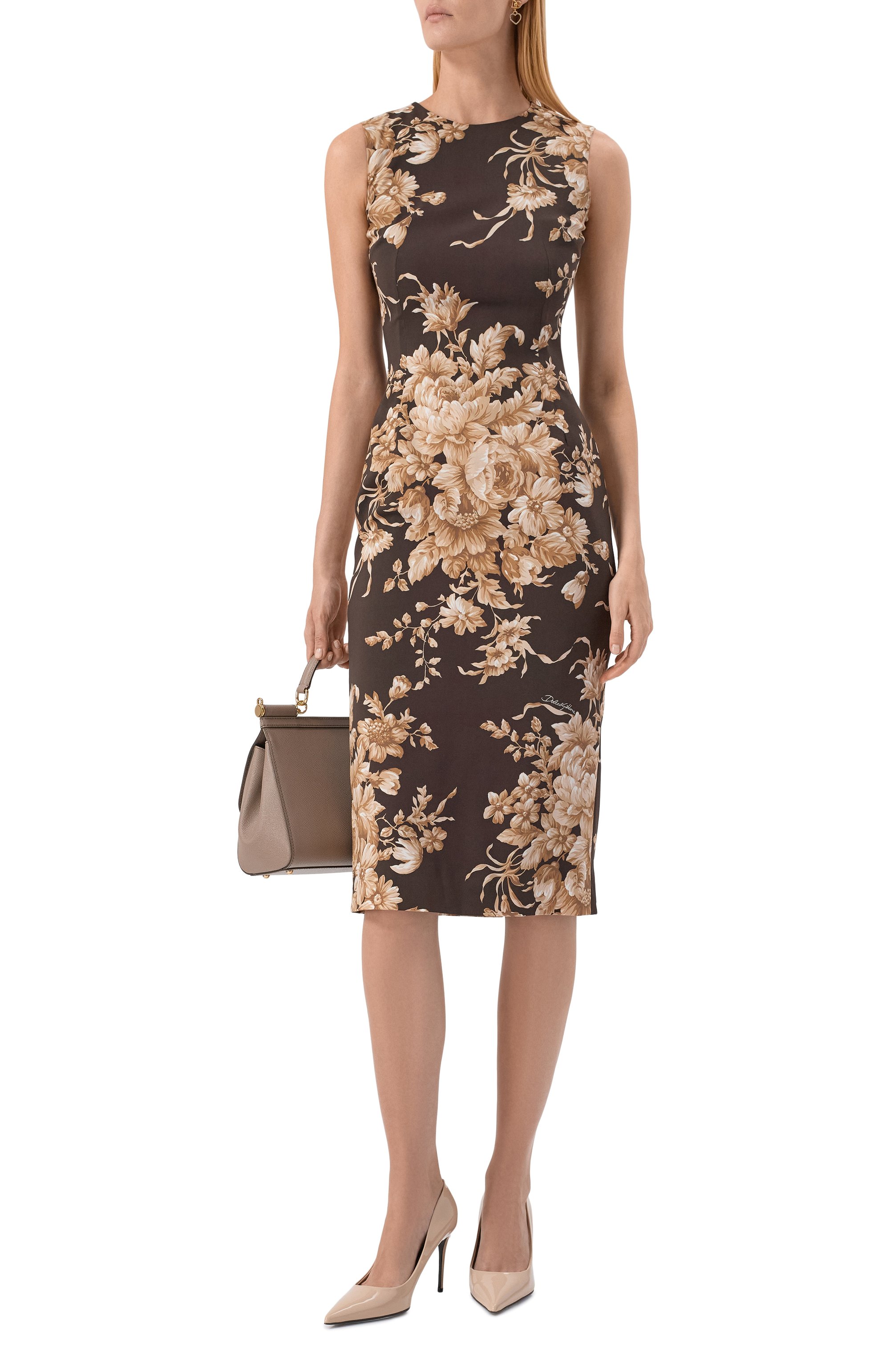 Шелковое платье DOLCE & GABBANA, арт. F6GAST/FSA7Y, фото 2