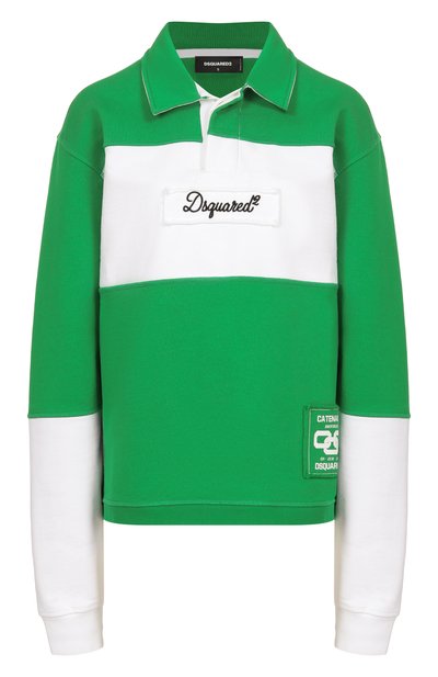 Женское хлопковое поло DSQUARED2, арт. S75GU0632/D25028