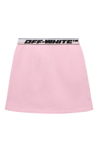 Хлопковая юбка OFF-WHITE, арт. OGCK001S23FLE0013010, фото 2