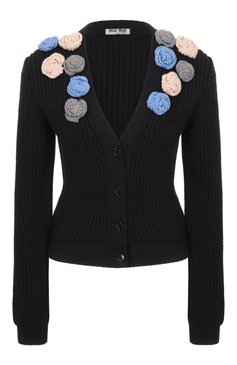 Шерстяной кардиган MIU MIU, арт. MMF170-1VNV-F0H5U, фото 1