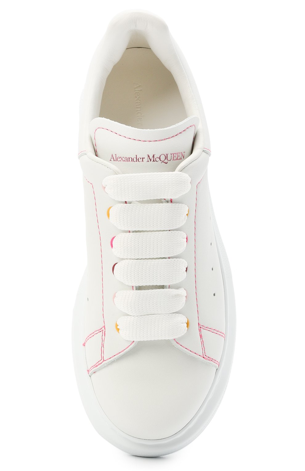 Кожаные кеды ALEXANDER MCQUEEN, арт. 587691/WHX1Q, фото 4