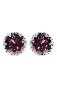 Женские серьги birthstone SWAROVSKI розового цвета, арт. 5615514 | Фото 1 (Региональные ограничения белый список (Axapta Mercury): Не проставлено; Нос: Не проставлено; Материал: Металл)