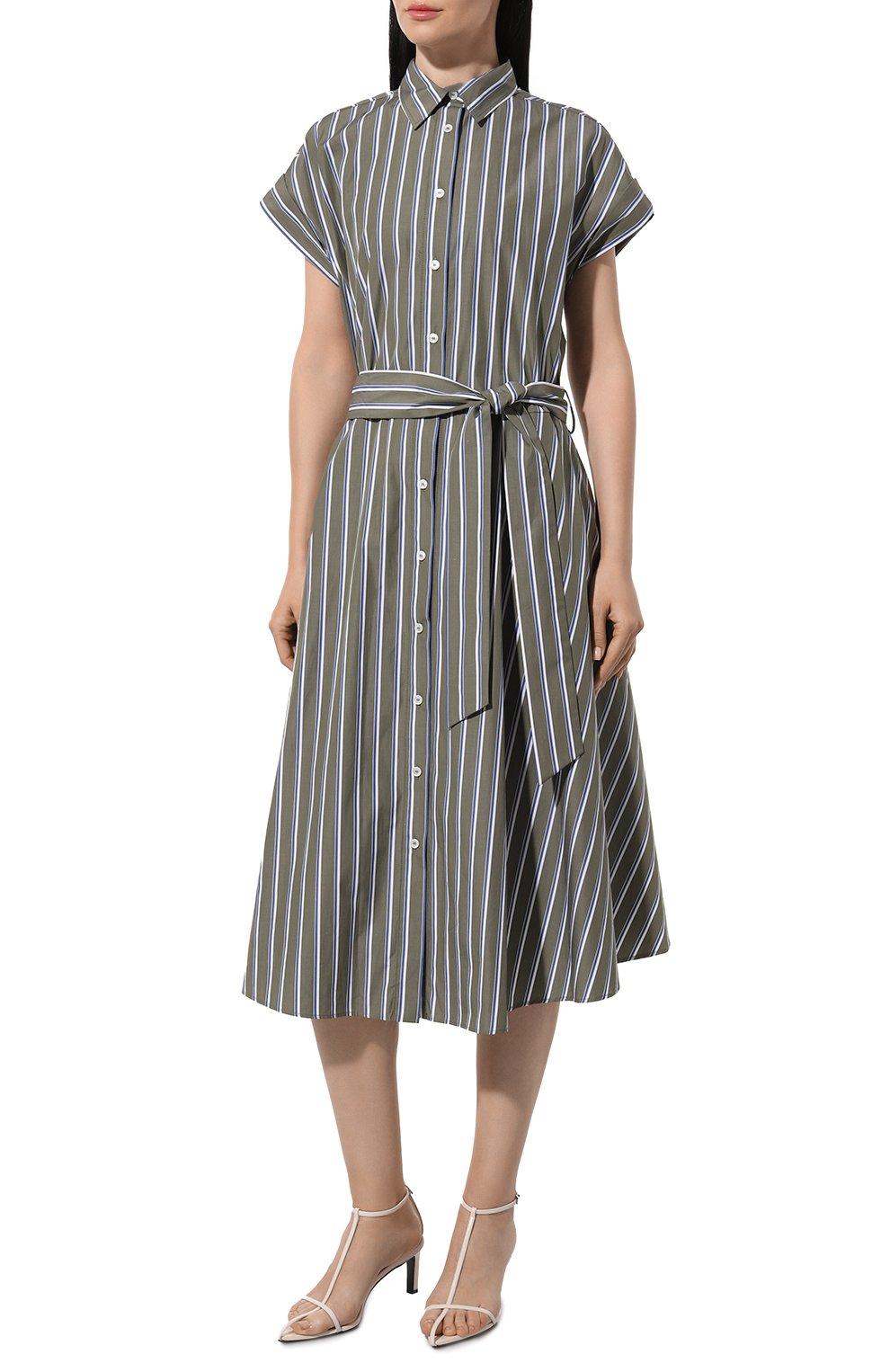 Хлопковое платье KITON, арт. D55375H08808, фото 3