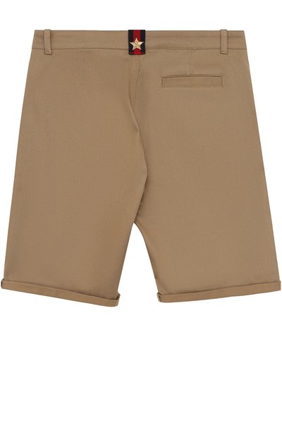 Шорты из эластичного хлопка с отворотами GUCCI, арт. 418937/XBB06, фото 2