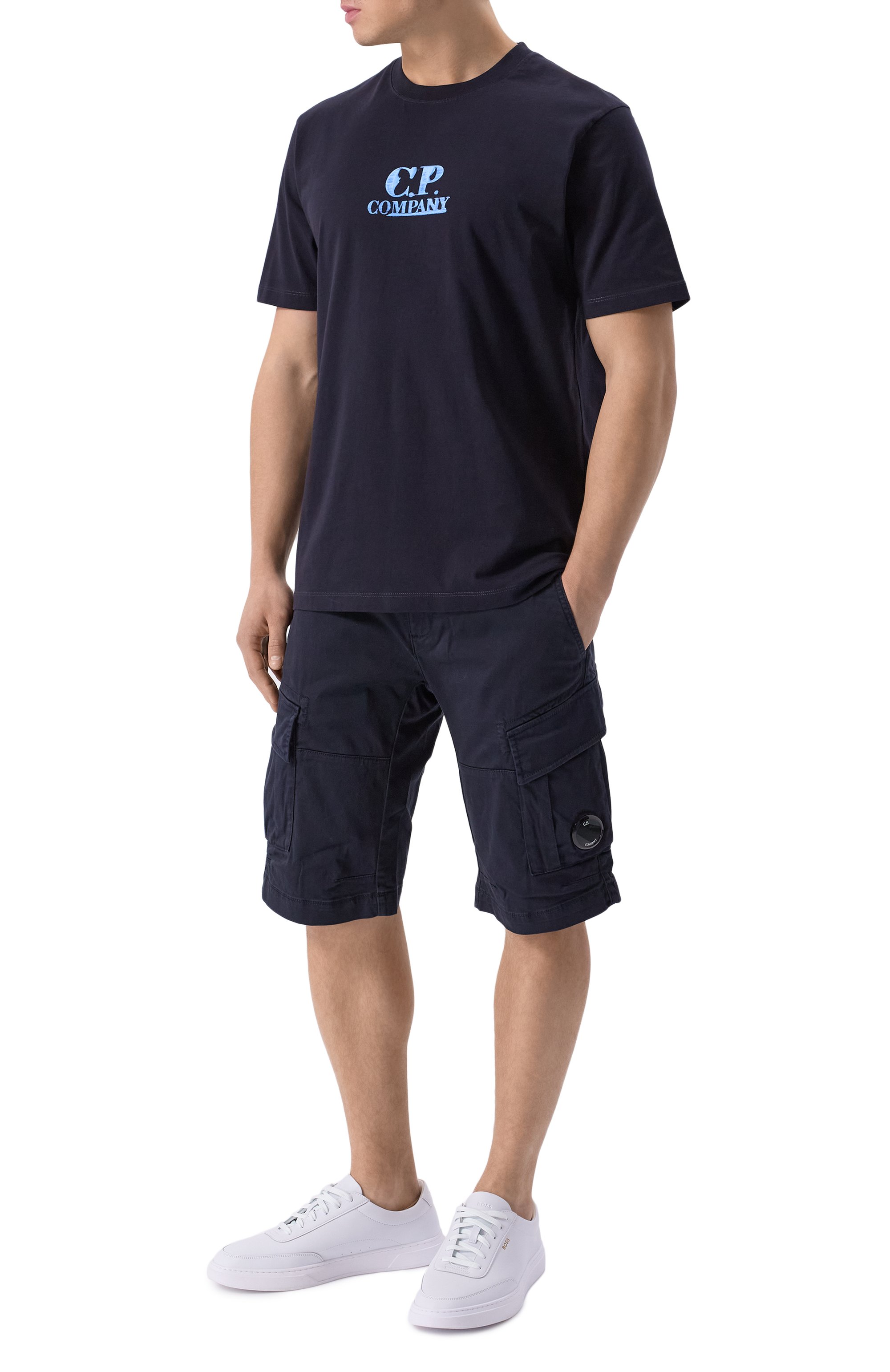 Хлопковая футболка C.P. COMPANY, арт. 18CMTS143A006586W, фото 2