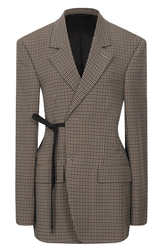 Жакет из лиоцелла Balenciaga 857365/TT038 Бежевый 857365/TT038