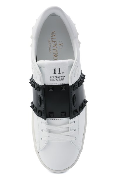 Кожаные кеды rockstud untitled VALENTINO, арт. VW0S0A01/LTU, фото 5