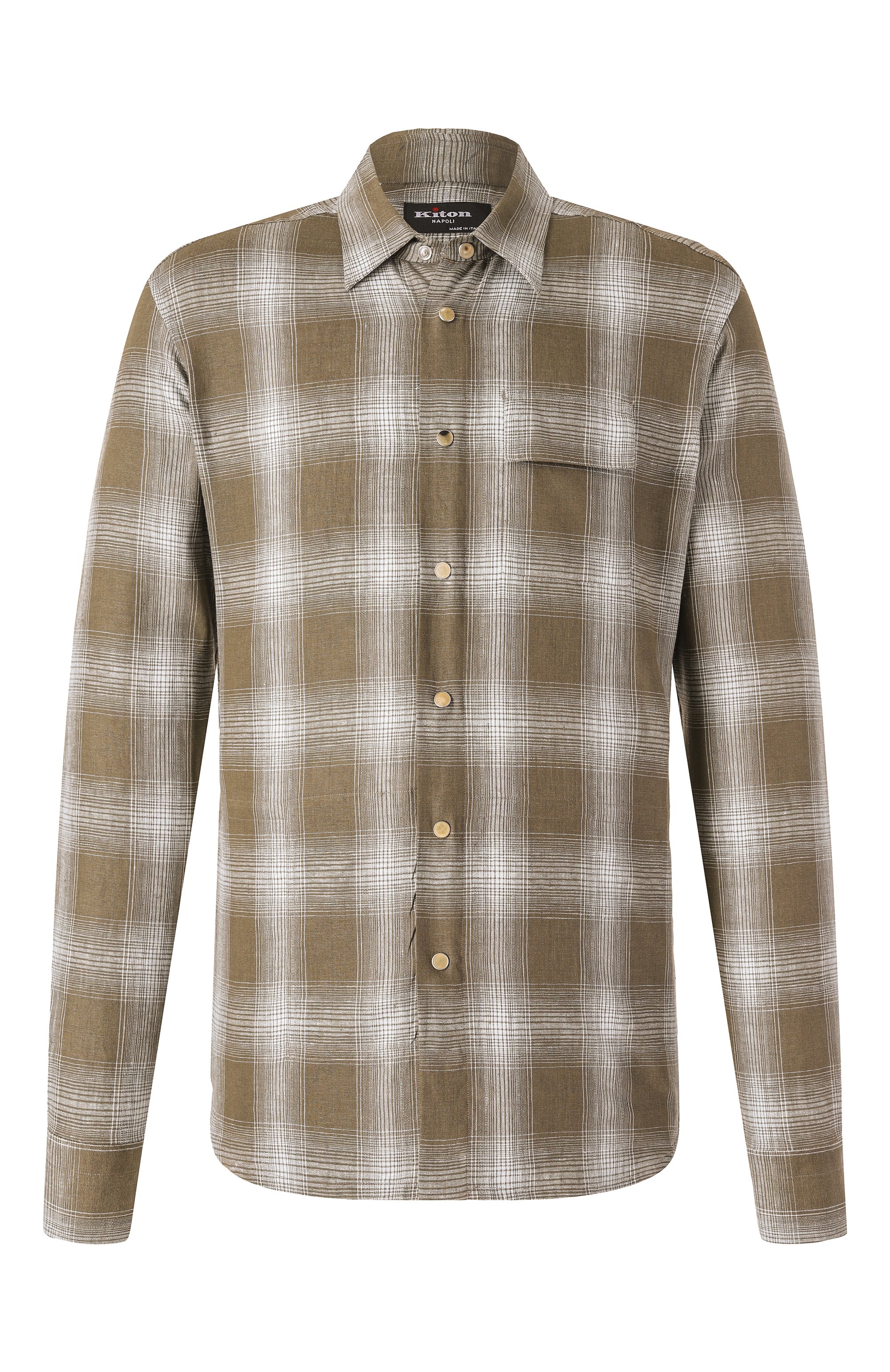 Льняная рубашка KITON, арт. UMCBUBAH0926406, фото 1