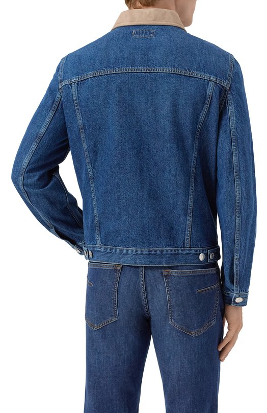 Джинсовая куртка Brunello Cucinelli M241P6911 Синий  M241P6911 Фото 4
