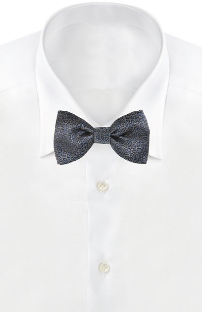 Галстук-бабочка LANVIN темно-синего цвета по цене 12250 руб., арт. 2134/B0W TIE, фото 2 Галстук-бабочка LANVIN, арт. 2134/B0W TIE, фото 2