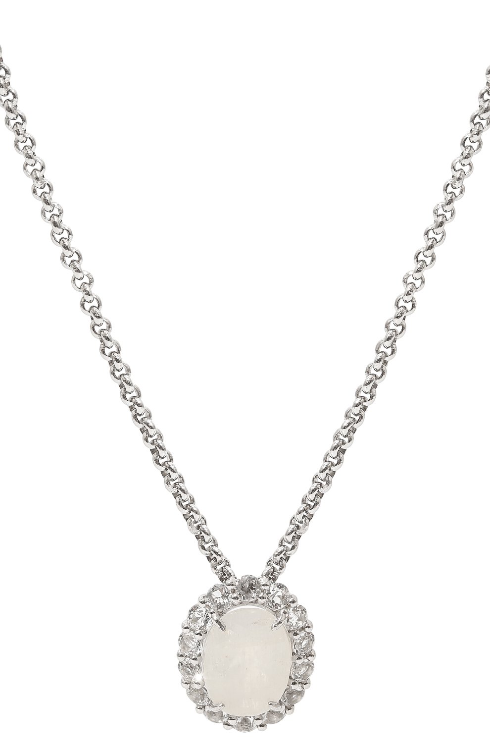 Кулон на цепочке SECRETS JEWELRY серебряного цвета по цене 35710 руб., арт. ЦЛКОС00716, фото 3 Кулон на цепочке SECRETS JEWELRY, арт. ЦЛКОС00716, фото 3