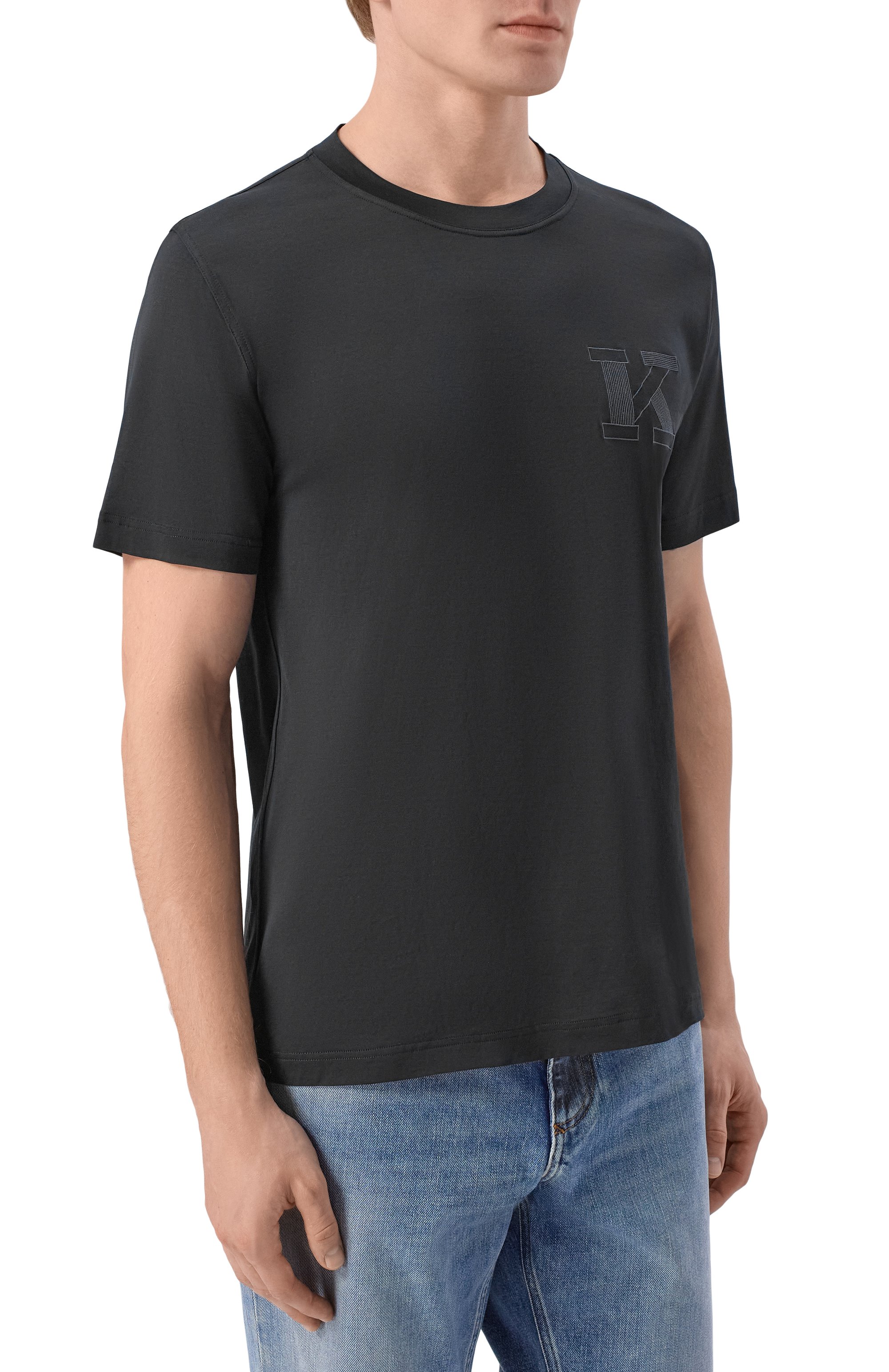 Хлопковая футболка KITON, арт. UMK0827, фото 3