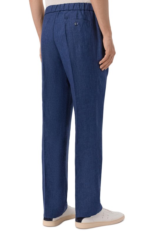 Льняные брюки Capobianco 20M811.LL00._001 Синий  20M811.LL00._001 Фото 4
